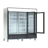 MPF-83G Reach-in Display Freezer, 80"*31"*84", 2-Year labor & Parts 5-Year compressor